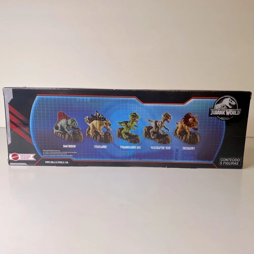 New Jurassic World Micro Collection Mini Figure 5-Pack Dinosaurs 2 Inch Figures